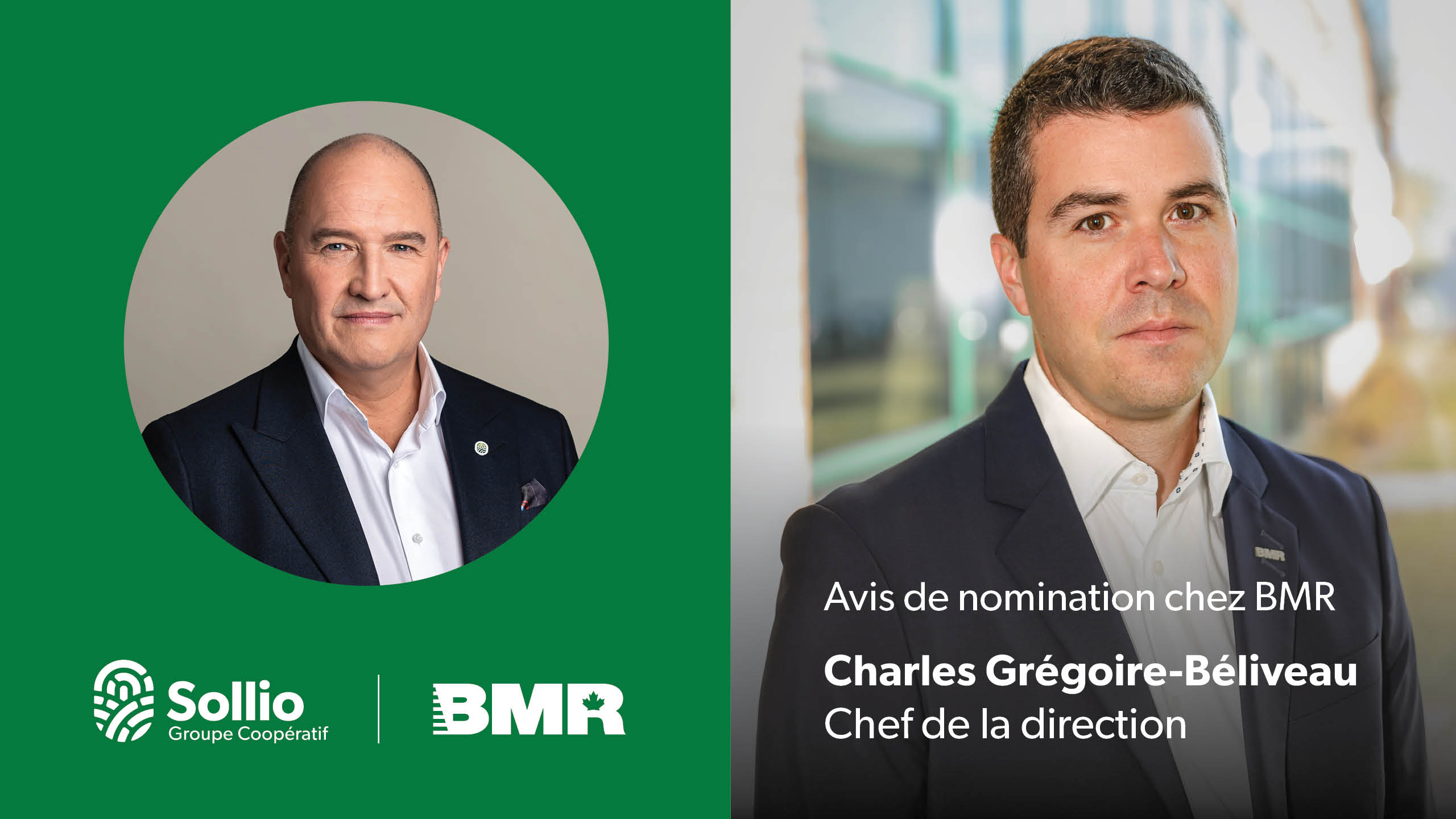 Charles Grégoire-Béliveau : nouveau chef de la direction de BMR
