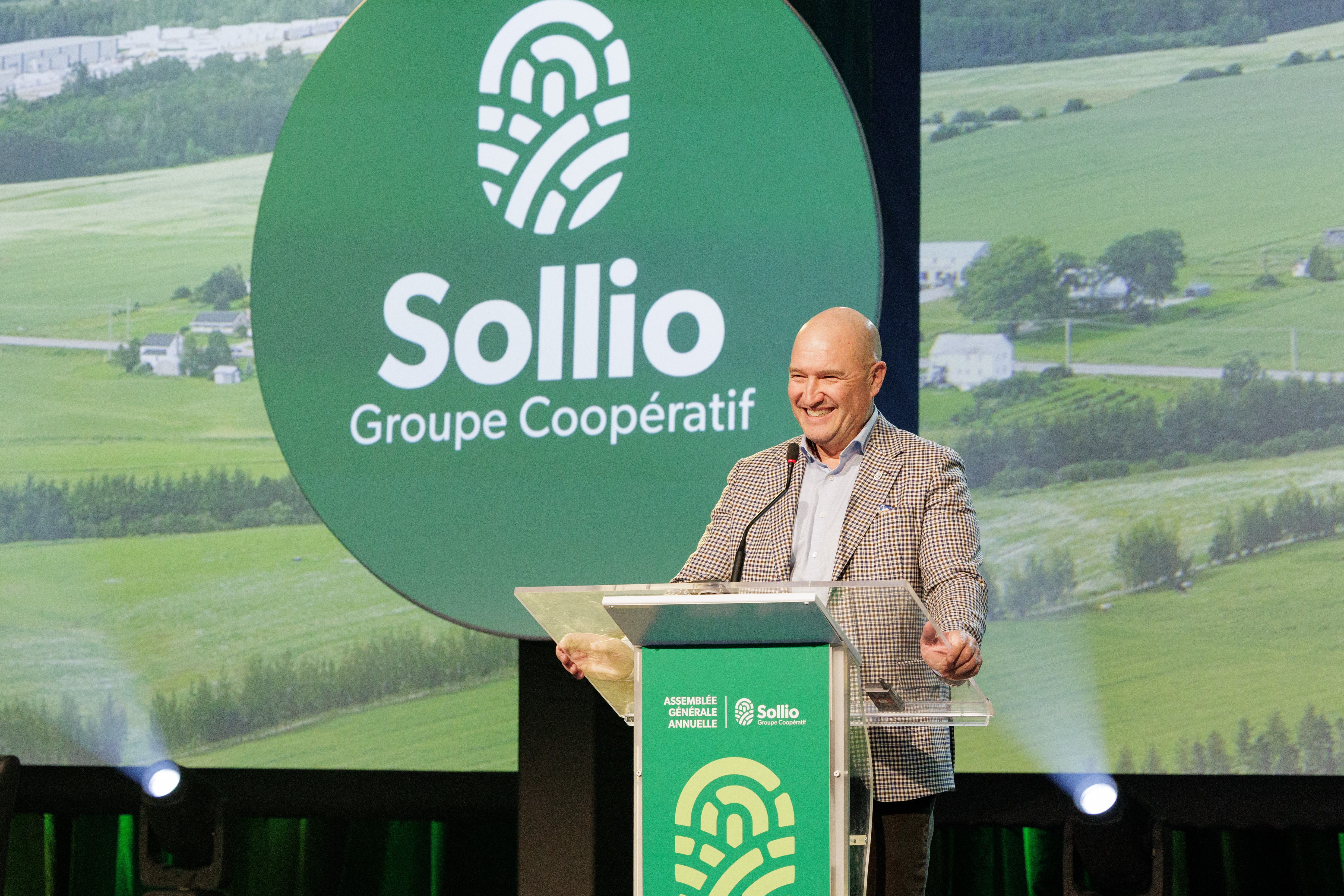 The Chief Executive Officer of Sollio Cooperative Group at the 104th Annual General Meeting.